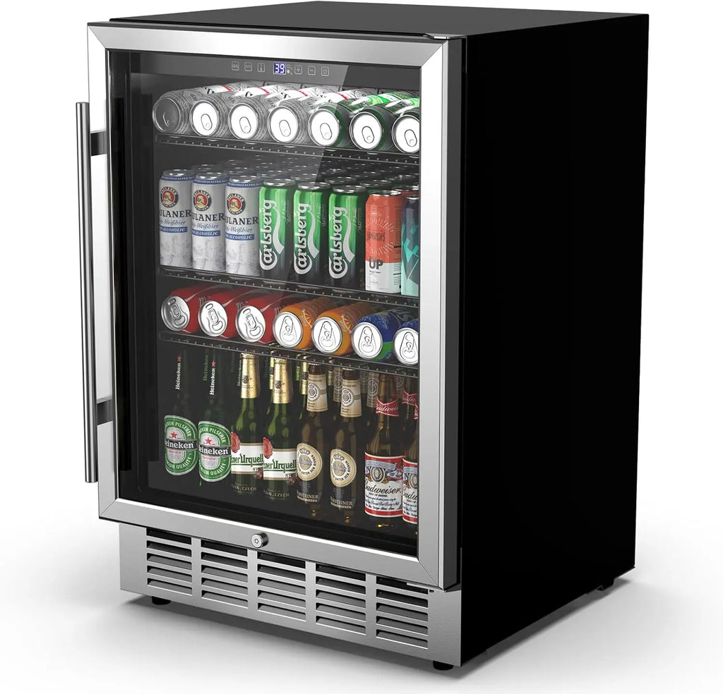 Beverage Refrigerator 190 Cans, Under Counter