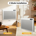 Space Heater, Under Desk Mountable Quiet Infrared