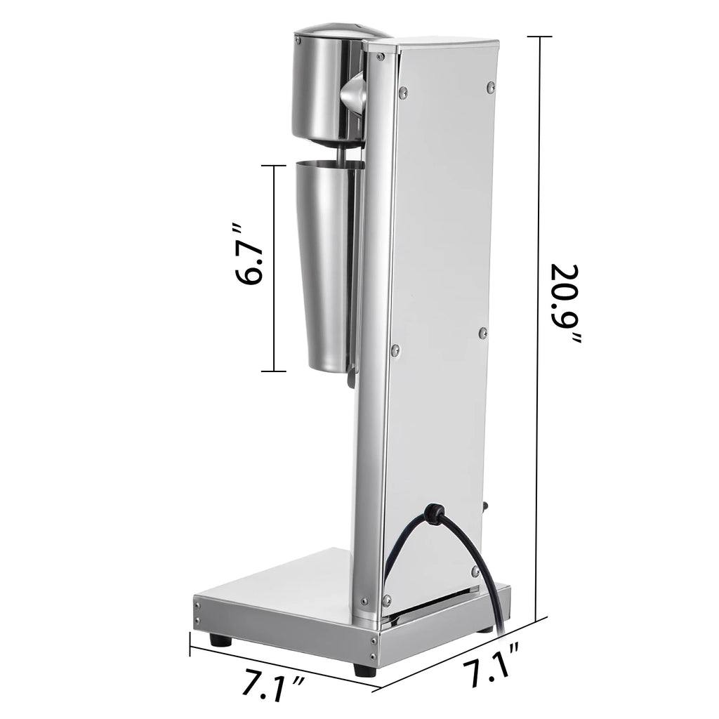 Milkshake Machine, Stainless Electric Single Head Smoothie Blender