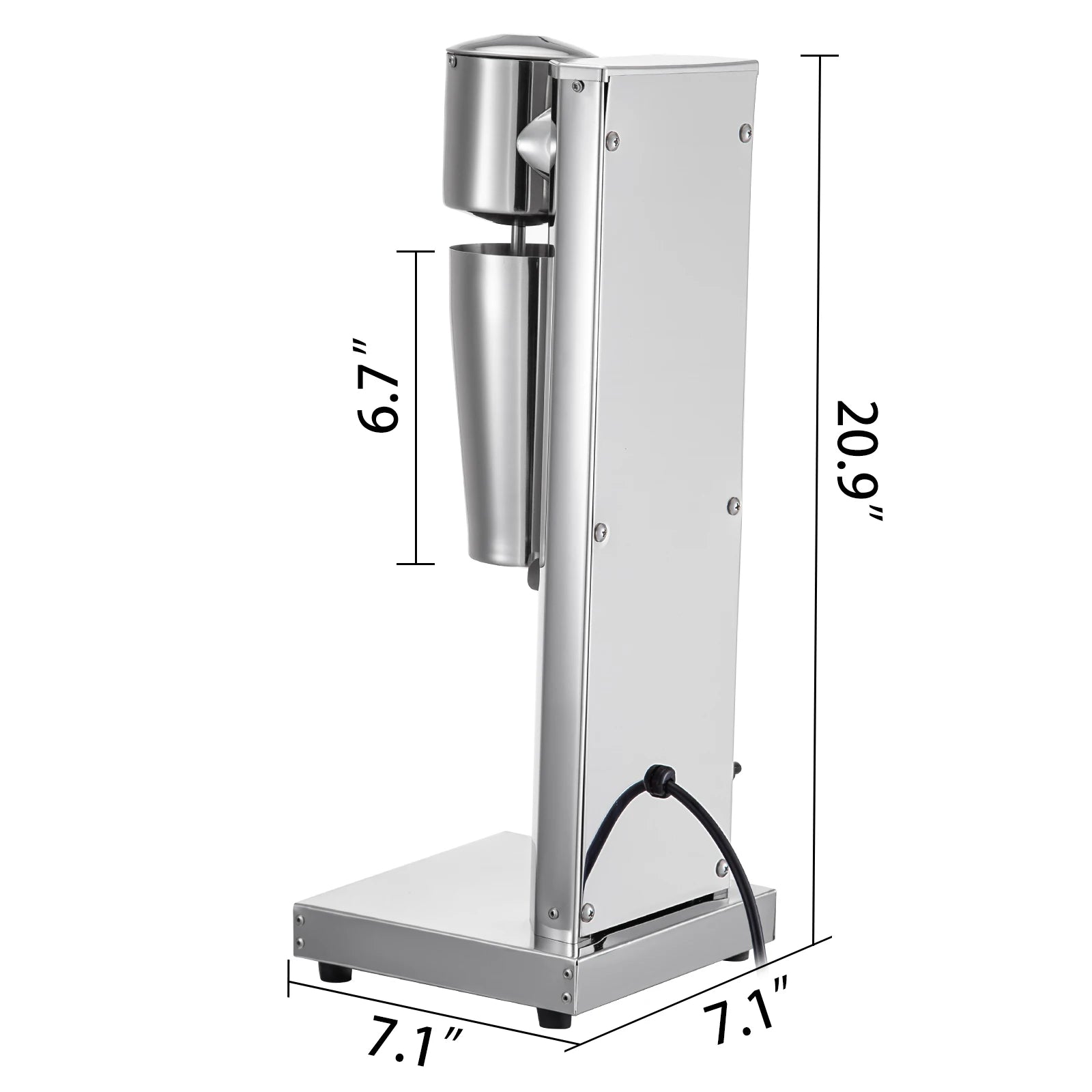 Milkshake Machine, Stainless Electric Single Head Smoothie Blender