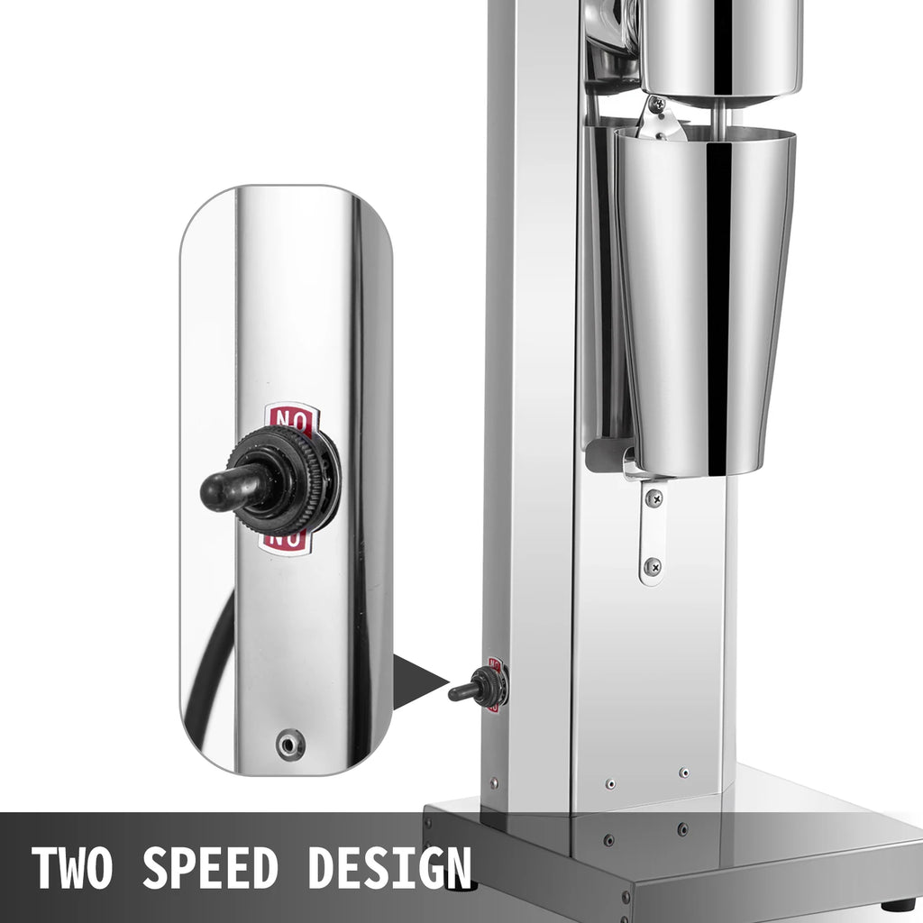 Milkshake Machine, Stainless Electric Single Head Smoothie Blender