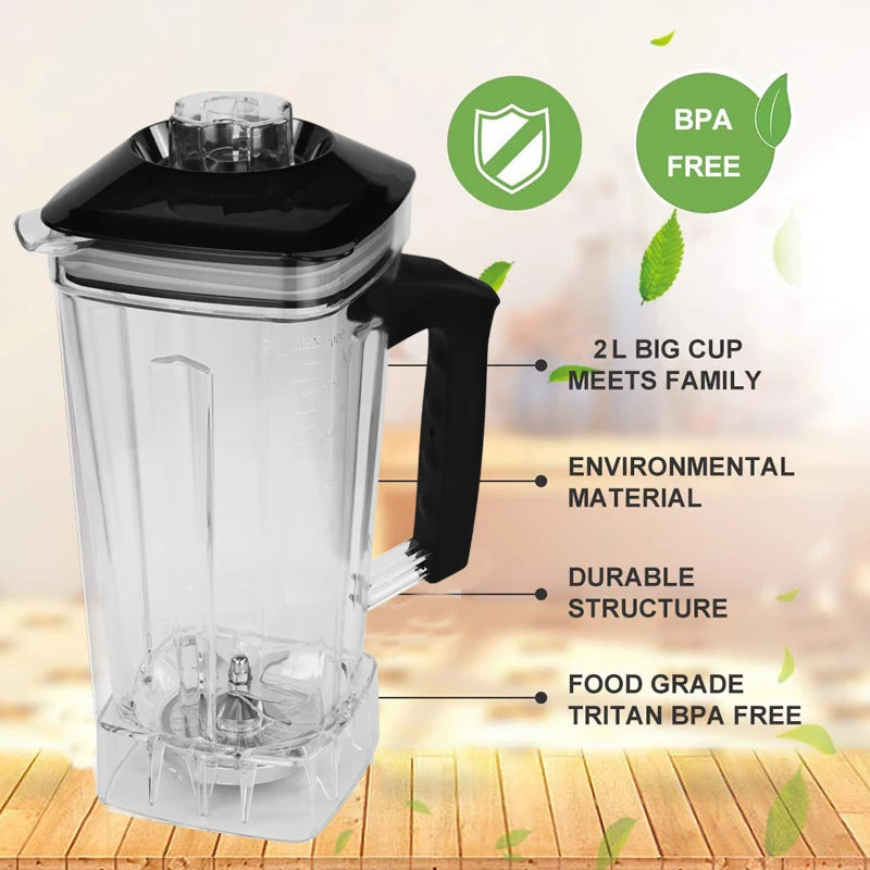 Blender Mixer, Timer BPA-Free Ice Crusher Smoothies