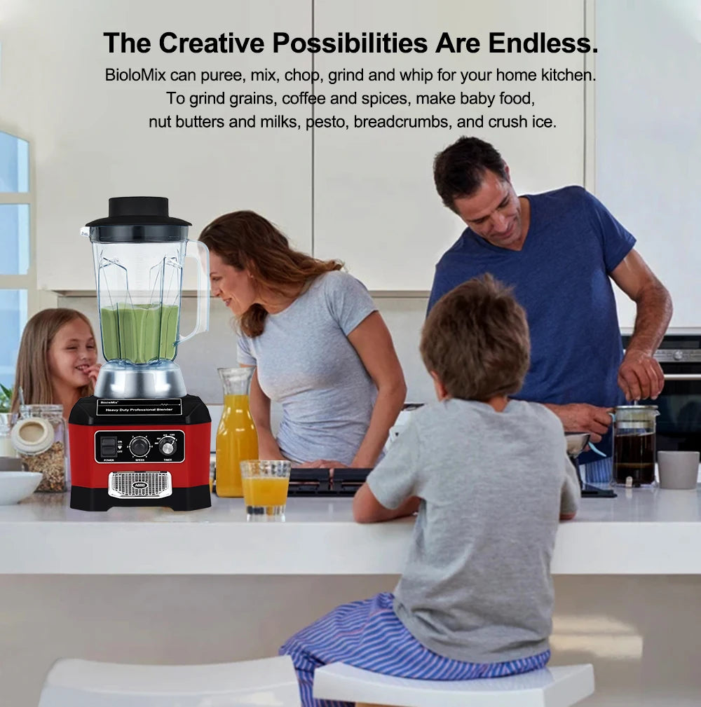 Blender, Food Mixer Juicer Ice Crusher Smoothie BPA Free