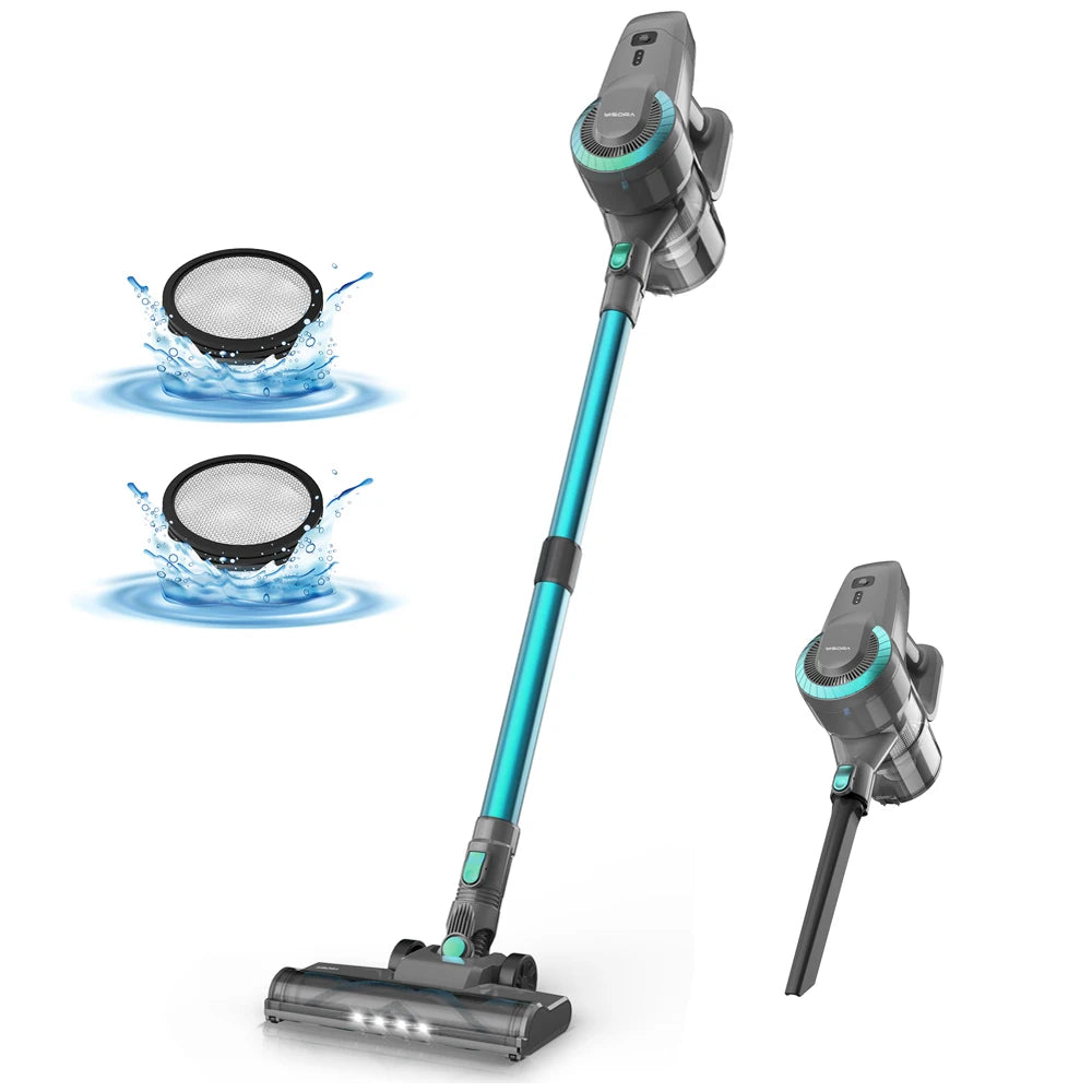 Cordless Upright Vacuum, Carpet, Hard Floor, Pet Hair