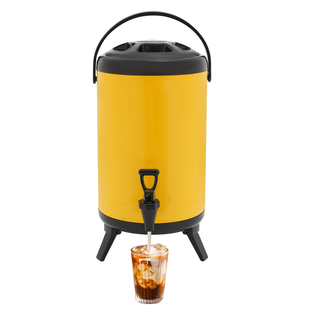 Beverage Dispenser, Hot & Cold 10L Stainless Steel Insulated