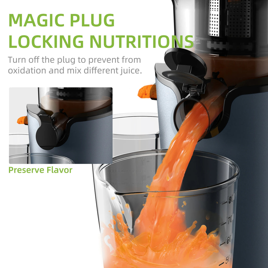 Juicer, Cold Press Fits Whole Fruits