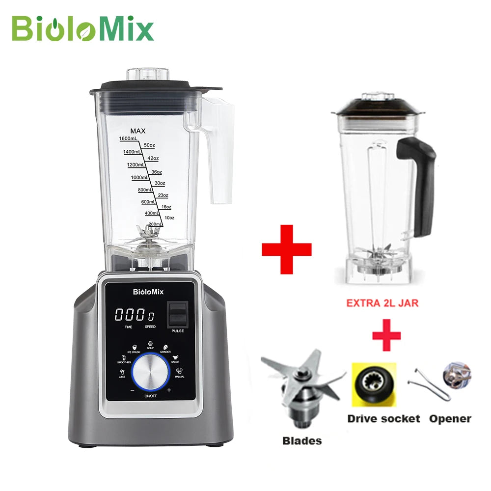 Blender Mixer Juicer, BPA-Free 2L Ice Smoothies