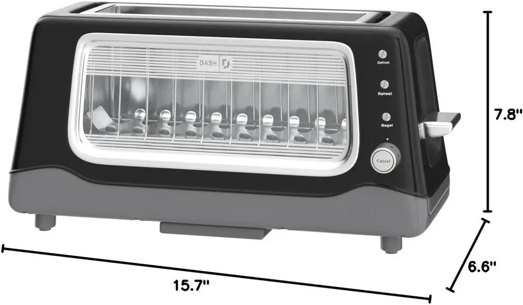 Toaster, Clear-View Extra-Wide Slots