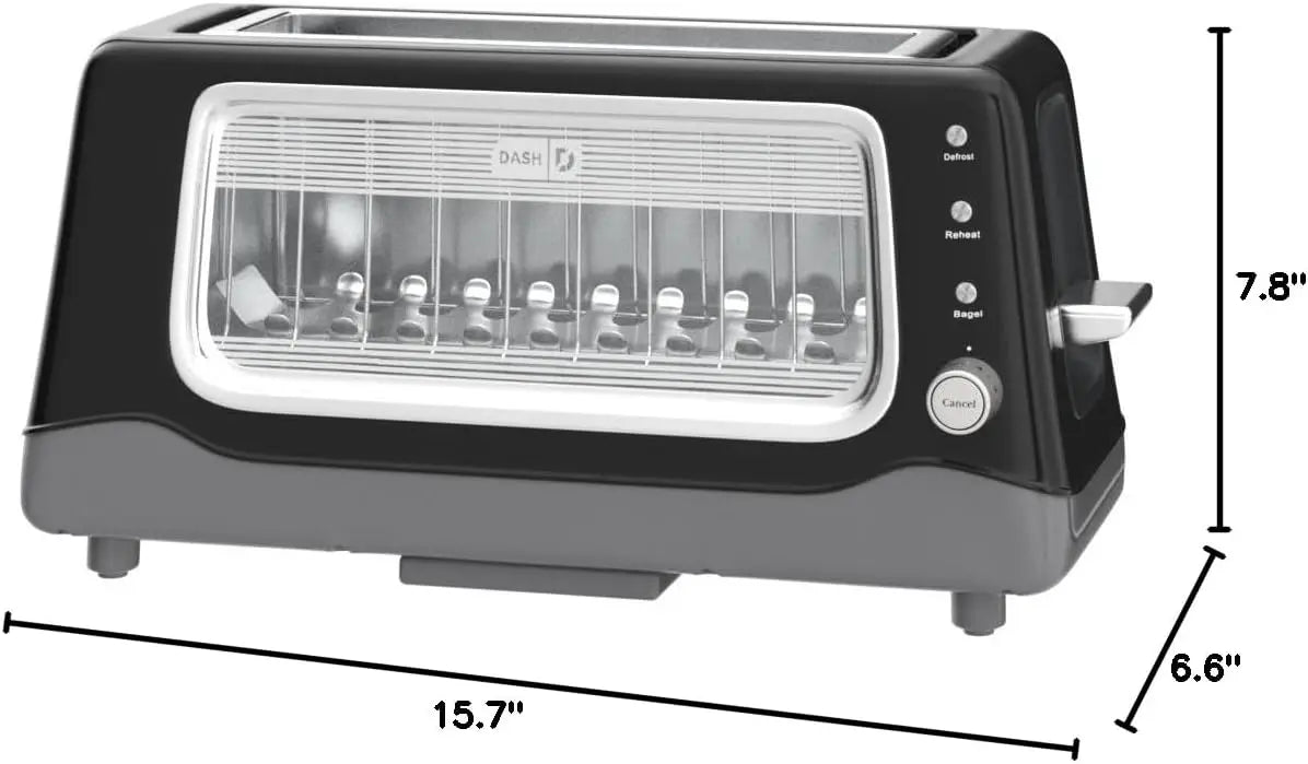 Toaster, Clear-View Extra-Wide Slots