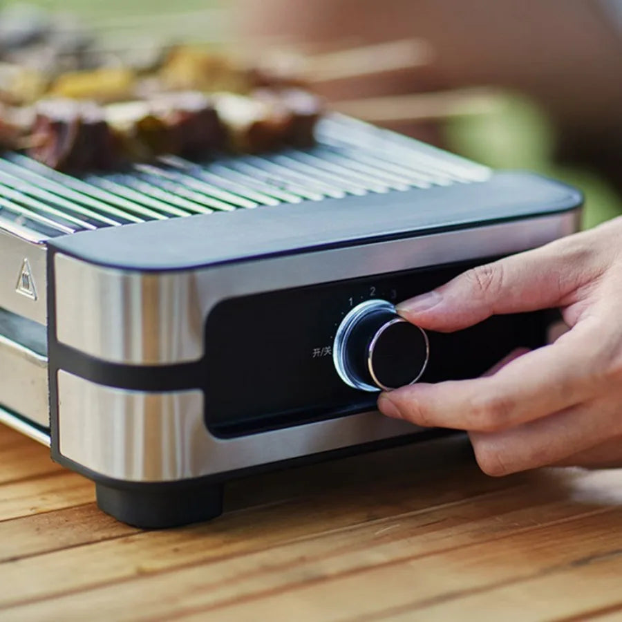 Electric Grill, Stainless Indoor BBQ