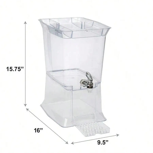 Beverage Dispenser 2.5 Gall w/ Drip Tray