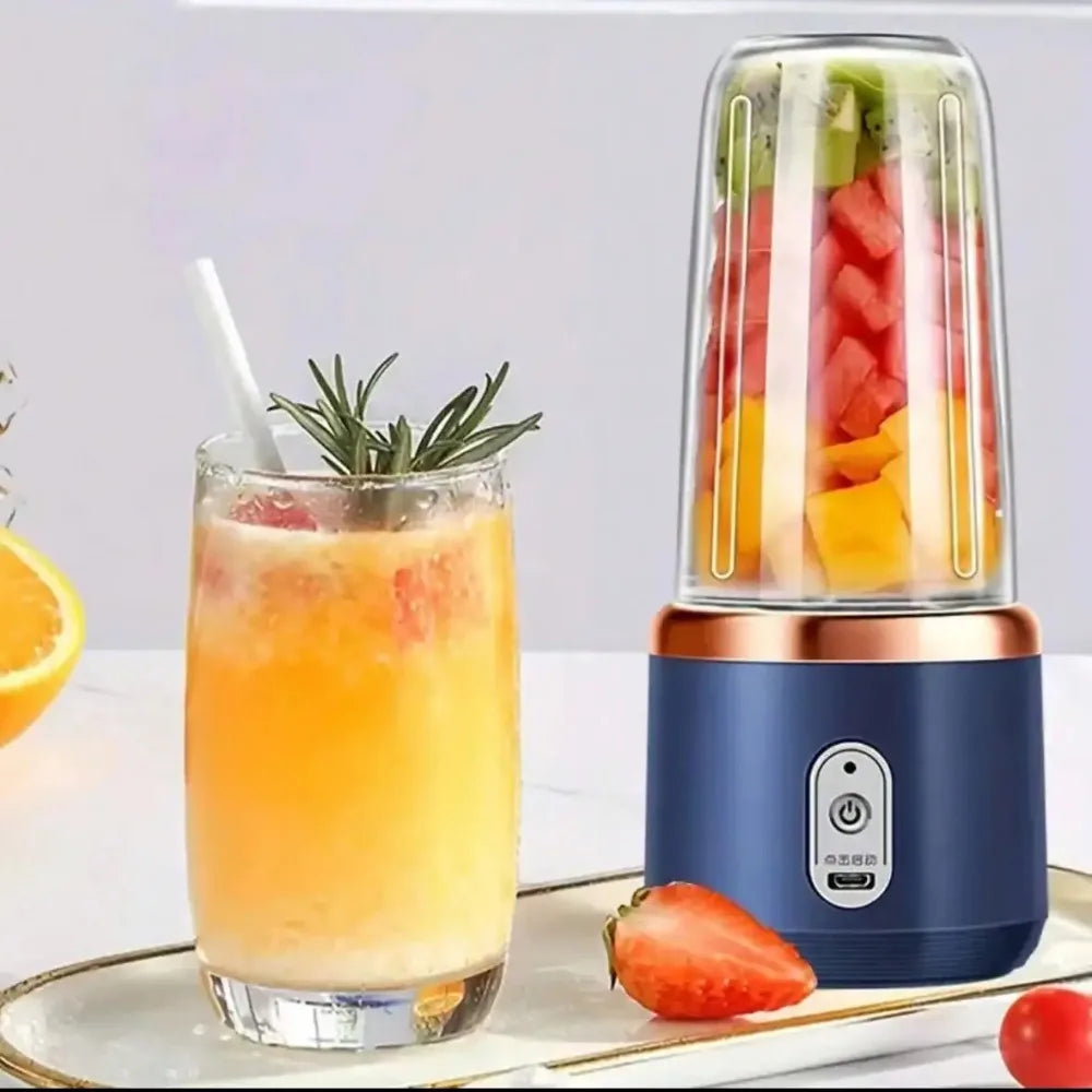 Blender Juicer, Personal Rechargeable 380ml, Smoothie Ice Crusher Juice
