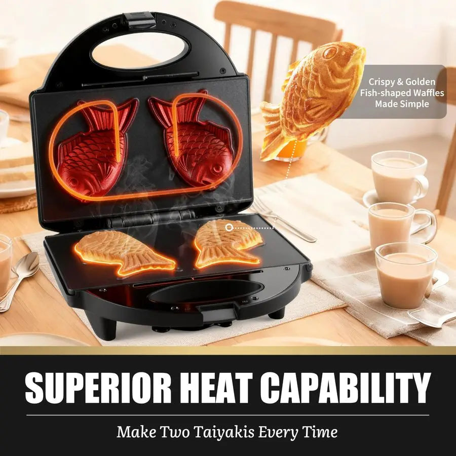 Waffle Maker Non Stick Fish-shaped