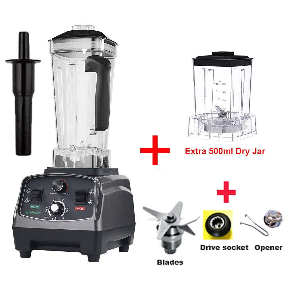 Blender Mixer Juicer, Timer2L Fruit Food Processor Ice Smoothies BPA Free