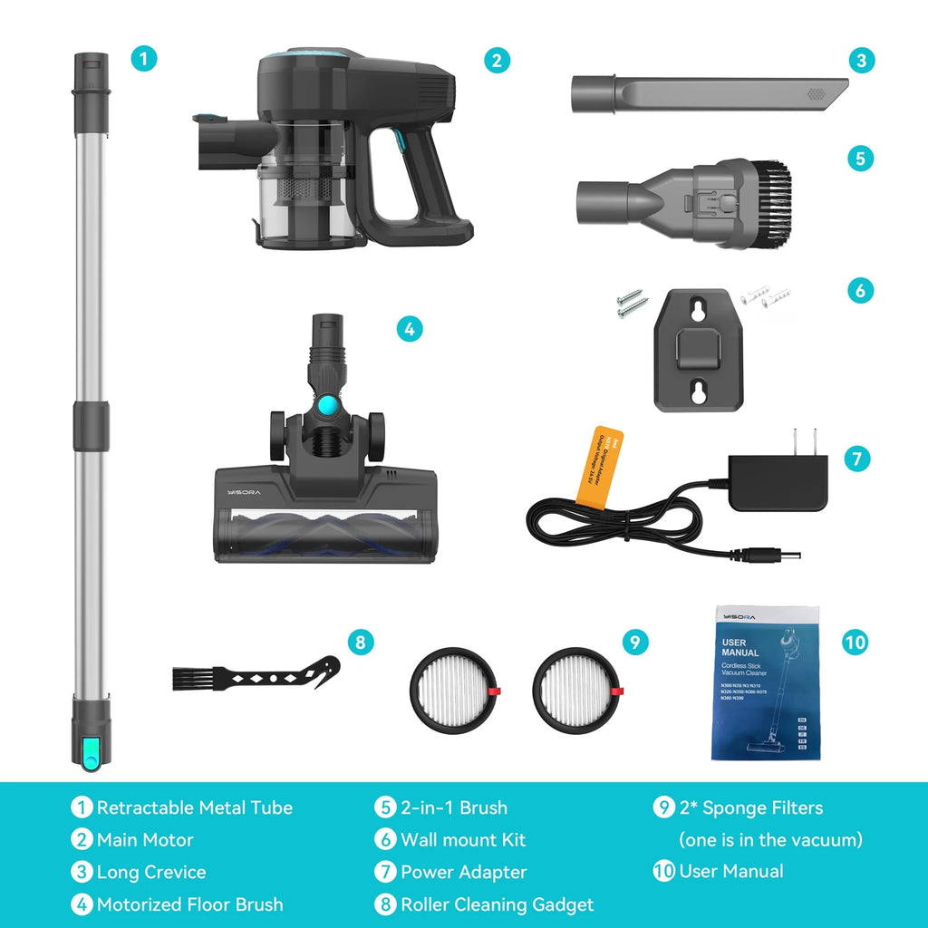 Cordless Upright Vacuum, Carpet, Hard Floor, Pet Hair