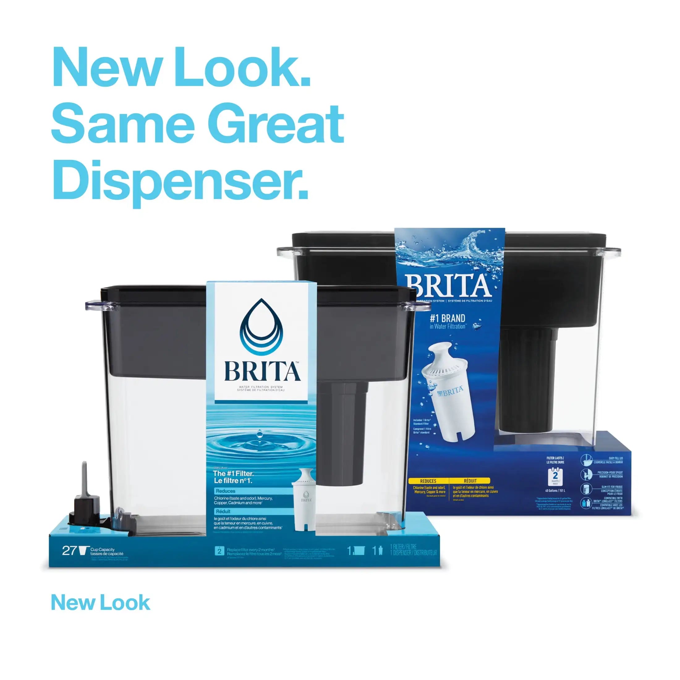 Water Filter Pitcher 10-Cup, copper, mercury & impurities