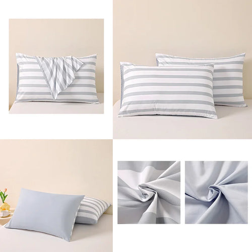 4pcs/2 Pairs Twin Full Queen King 20x26/20x28/20x30/20x36in Printed Pillowcases Pillow Protector Cover Sets