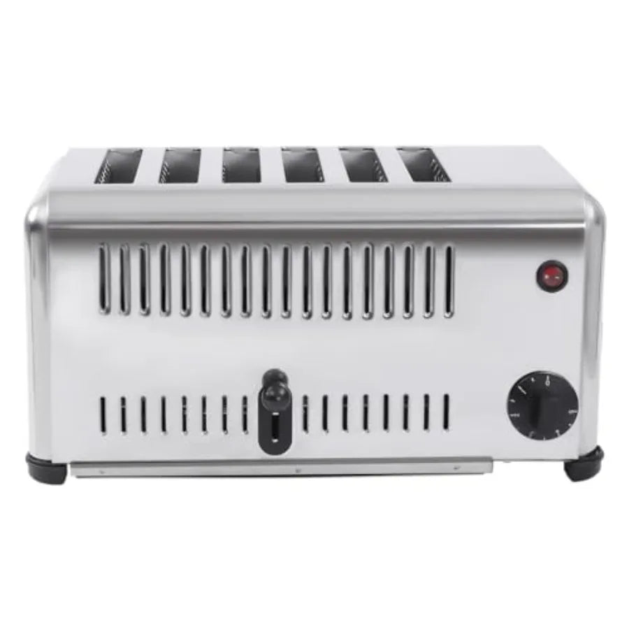 Toaster 6-Slot Wide Stainless Steel