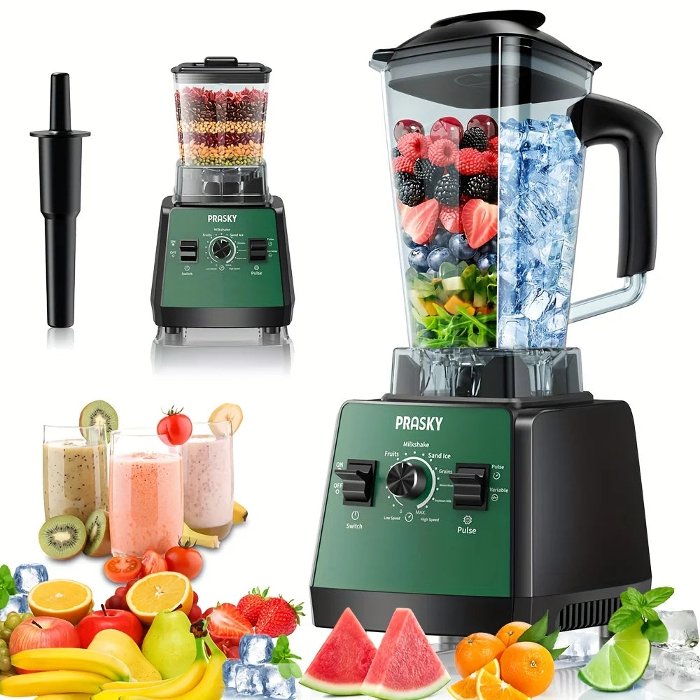 Blender Grinder, 68oz 2 Containers Ice Crushing BPA Free