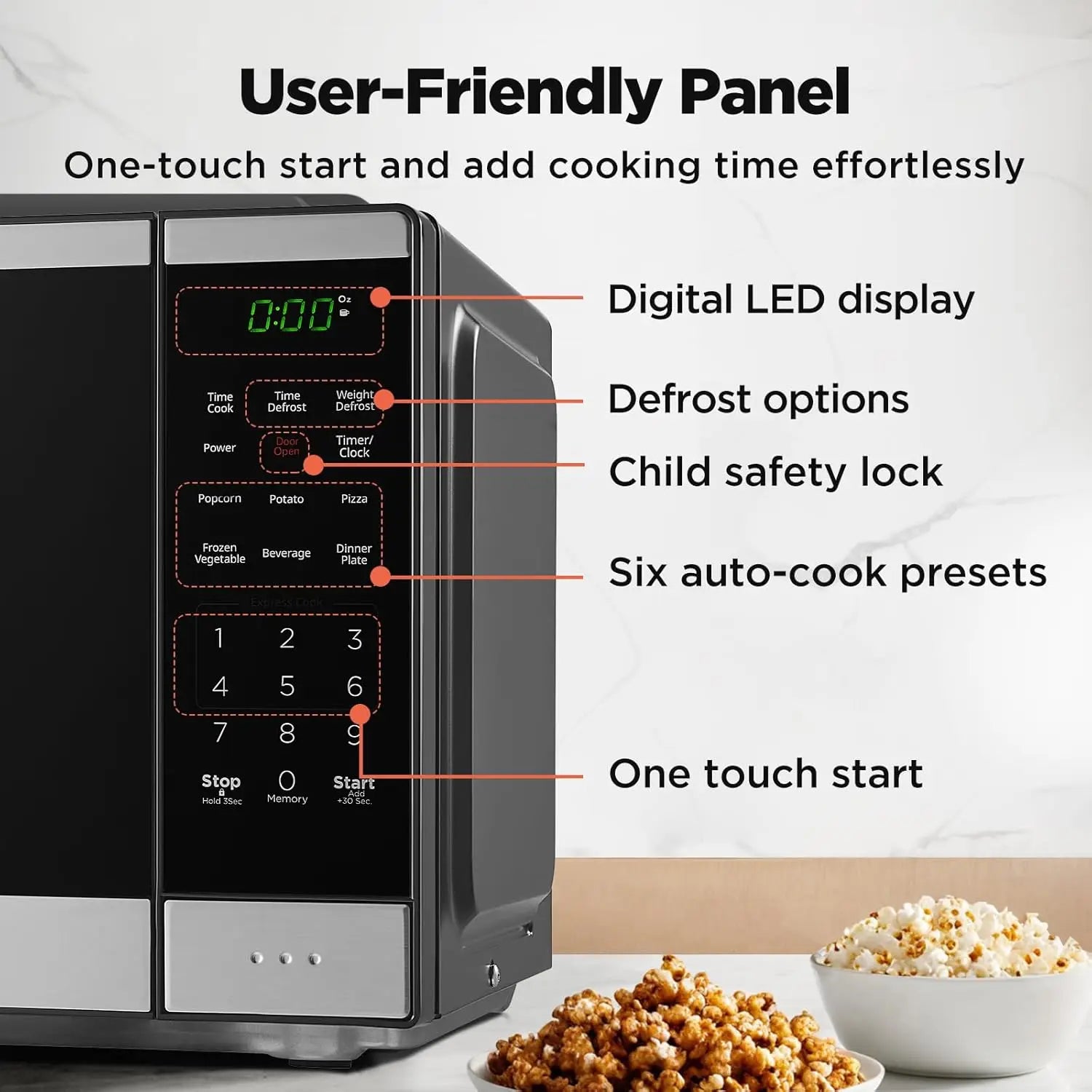 Microwave, 0.9 Cu Ft Child Lock