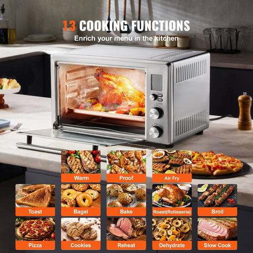 Air Fryer, Toaster Oven, Convection Oven 1800W 2-Tier