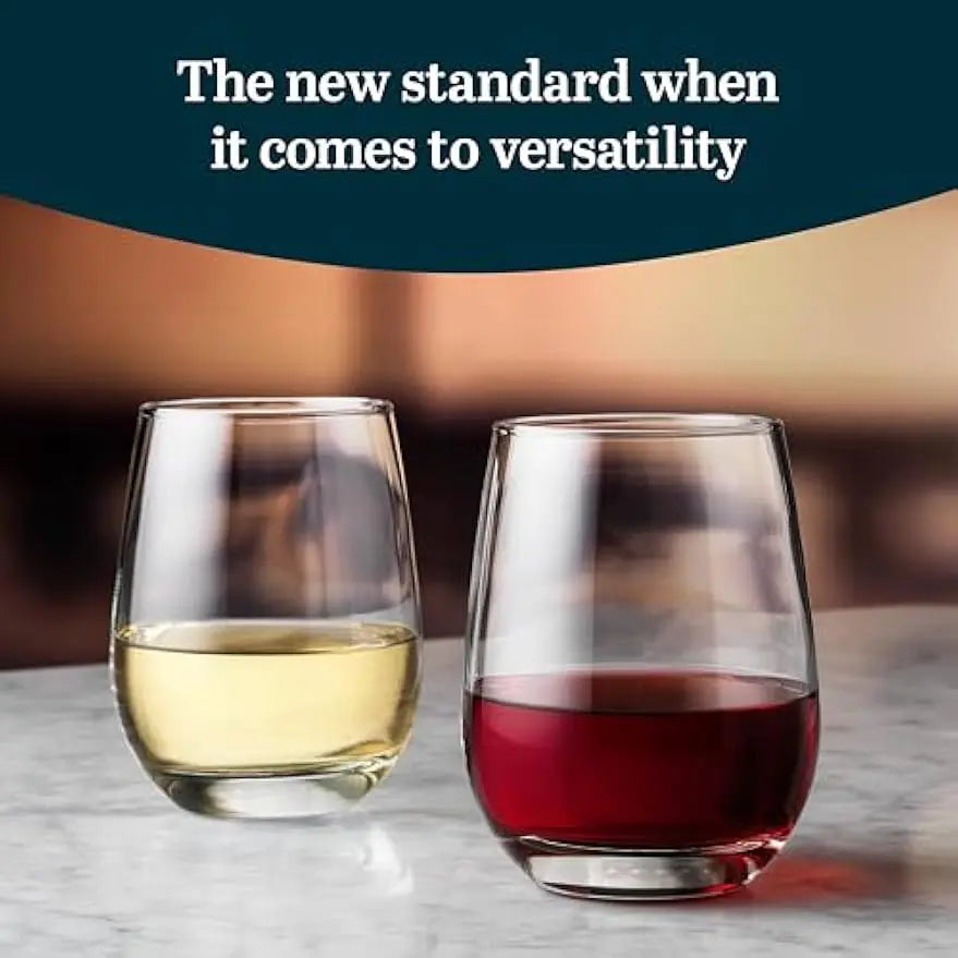Glasses, Set of 12 Wine 15.25 oz Clear