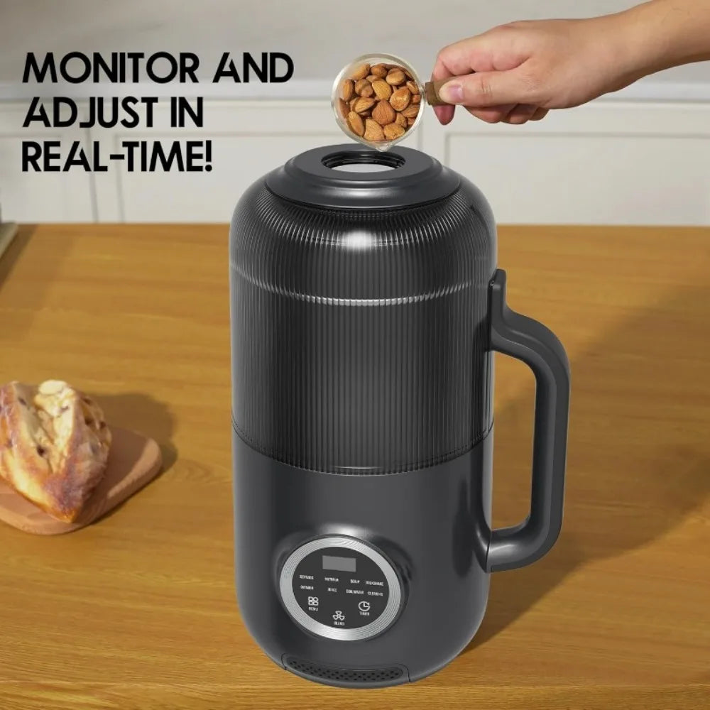 Nut Milk Maker, 40oz Electric Blender Almond Oat Soy Juice Soup