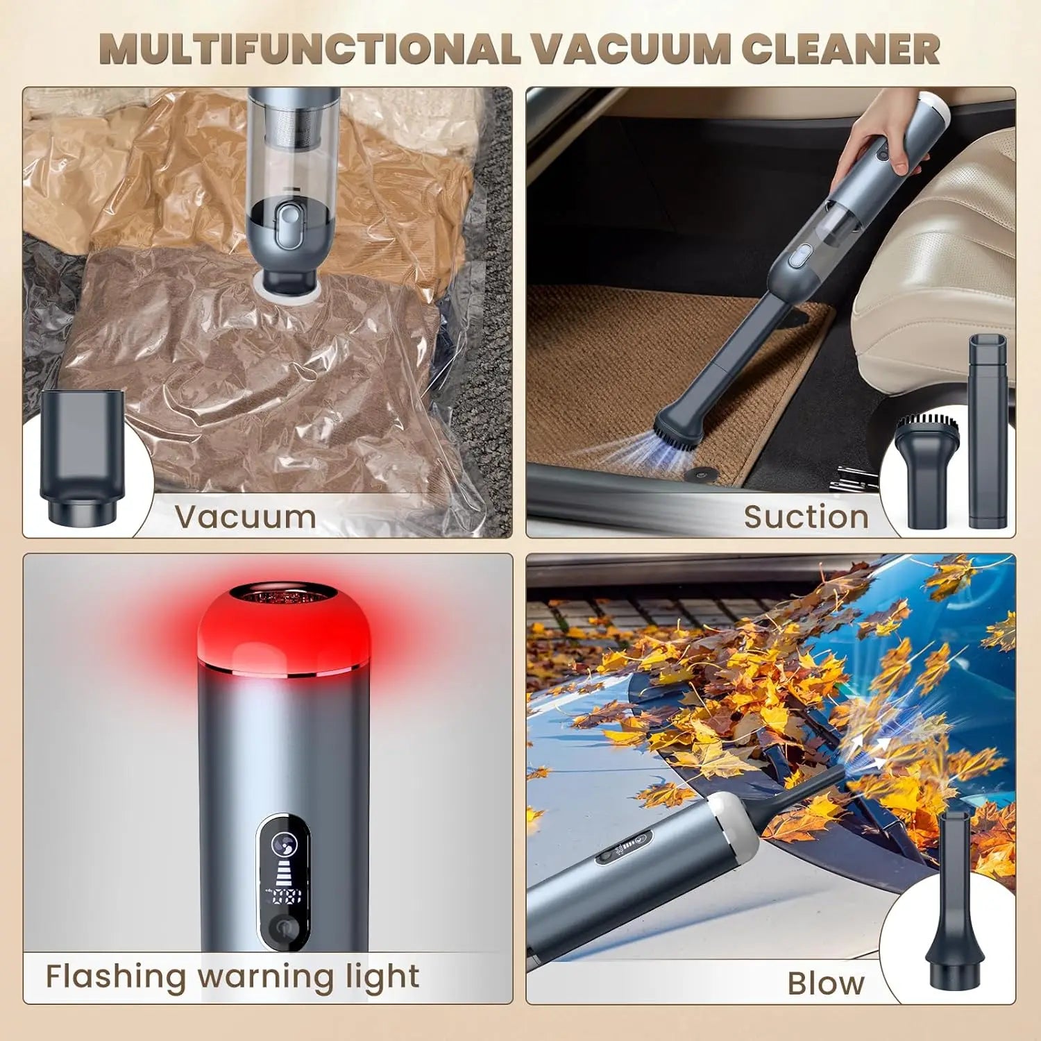 Cordless Vacuum, Handheld w/ attachments
