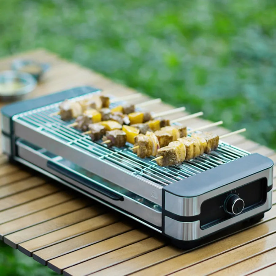 Electric Grill, Stainless Indoor BBQ