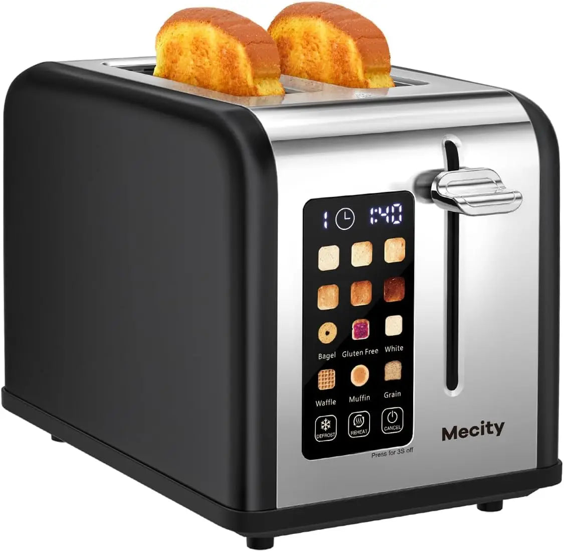 Toaster 2-Slot Smart Wide-Slot, Stainless Steel