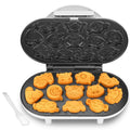 Mini Waffle Maker for Kids, Mini Pancakes Maker Machine with 12 Different Animal Pancake Molds, Small Waffle Maker Iron, Excelle