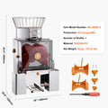 Orange Juicer Machine, Stainless w/ Pull-Out Filter
