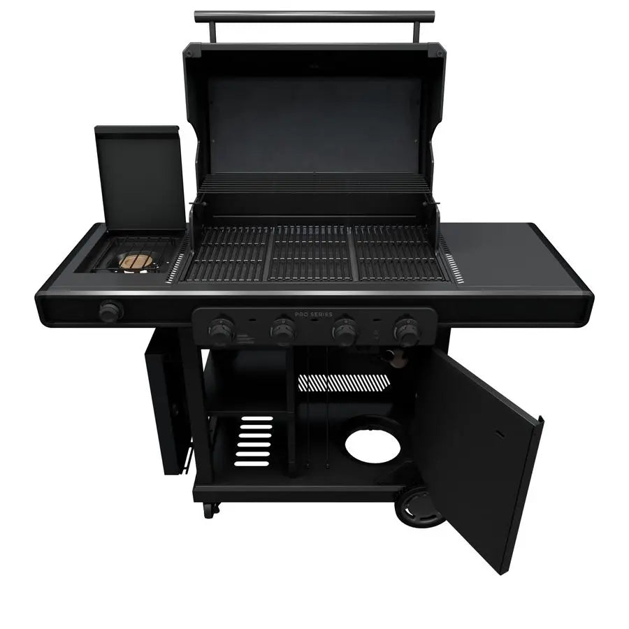 Infrared Gas Grill, 4-Burner w/ Side Burner