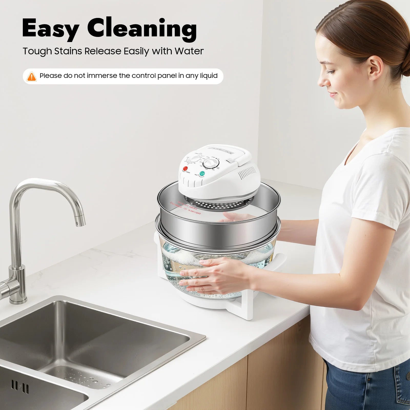 Air Fryer, Hot Air Circulation Oil-Free