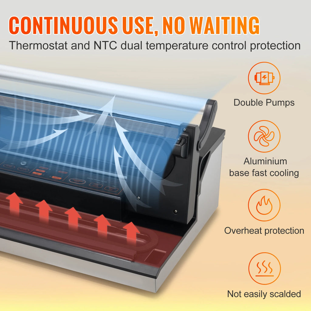 Vacuum Sealer with Bag Roll