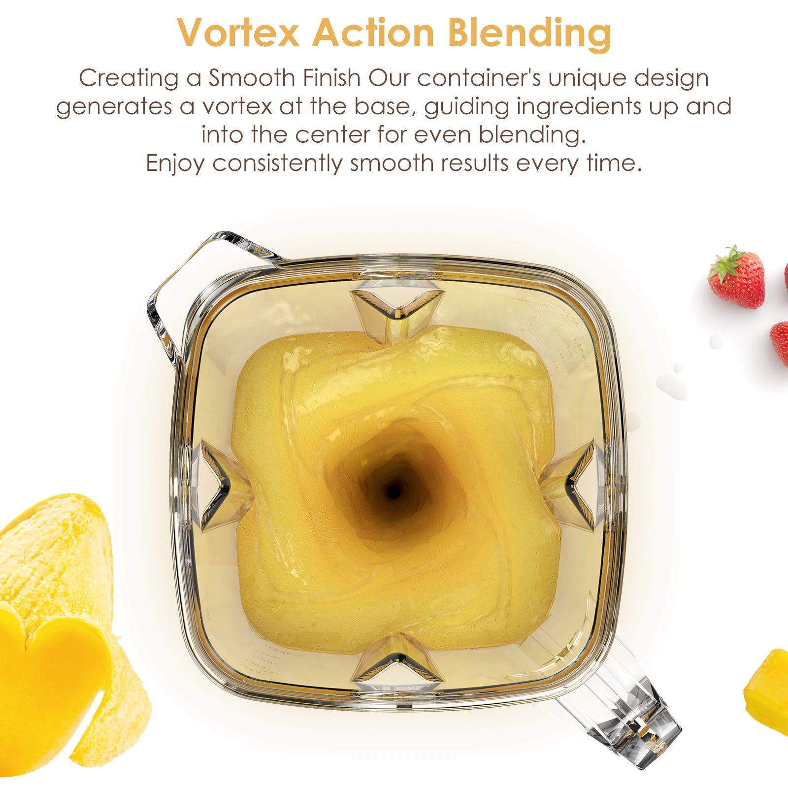 Blender Mixer Juicer, Ice Smoothie Fruit BPA-Free