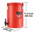 Beverage Dispenser, 2 Gal Stainless Steel Insulated Hot&Cold