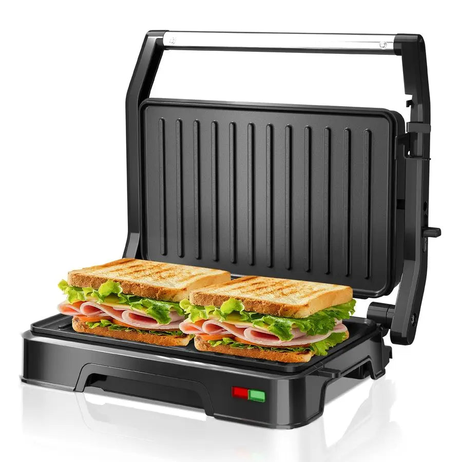 Press Grill Sandwich Maker 2-Slice, NonStick