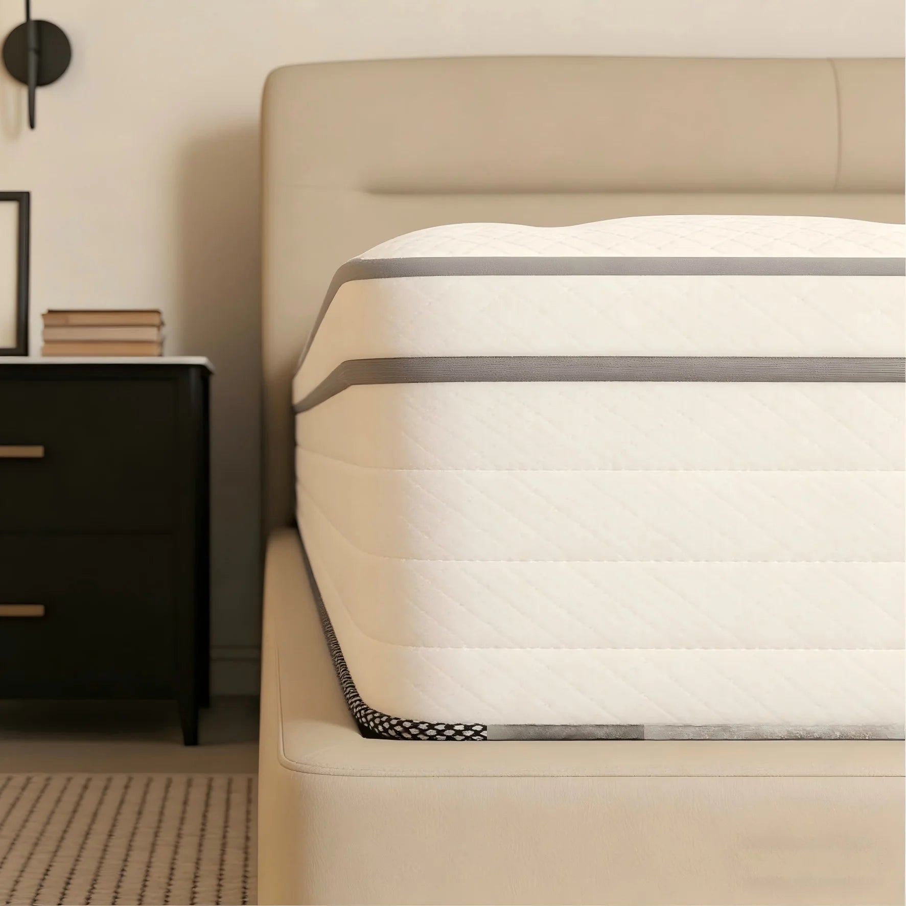 12 Inch Hybrid Queen King Full Mattress in a Box Memory Foam Soft, Bed Mattresses Pocket Springs Reduce Pressure