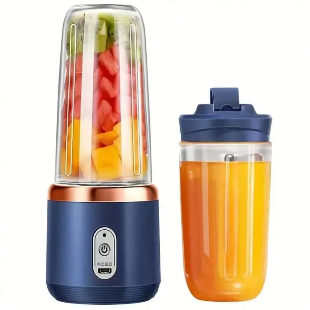 Blender Juicer, Personal Rechargeable 380ml, Smoothie Ice Crusher Juice