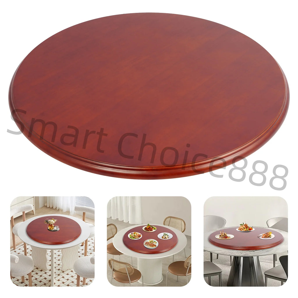 Lazy Susan Turntable 70cm Wood Dining