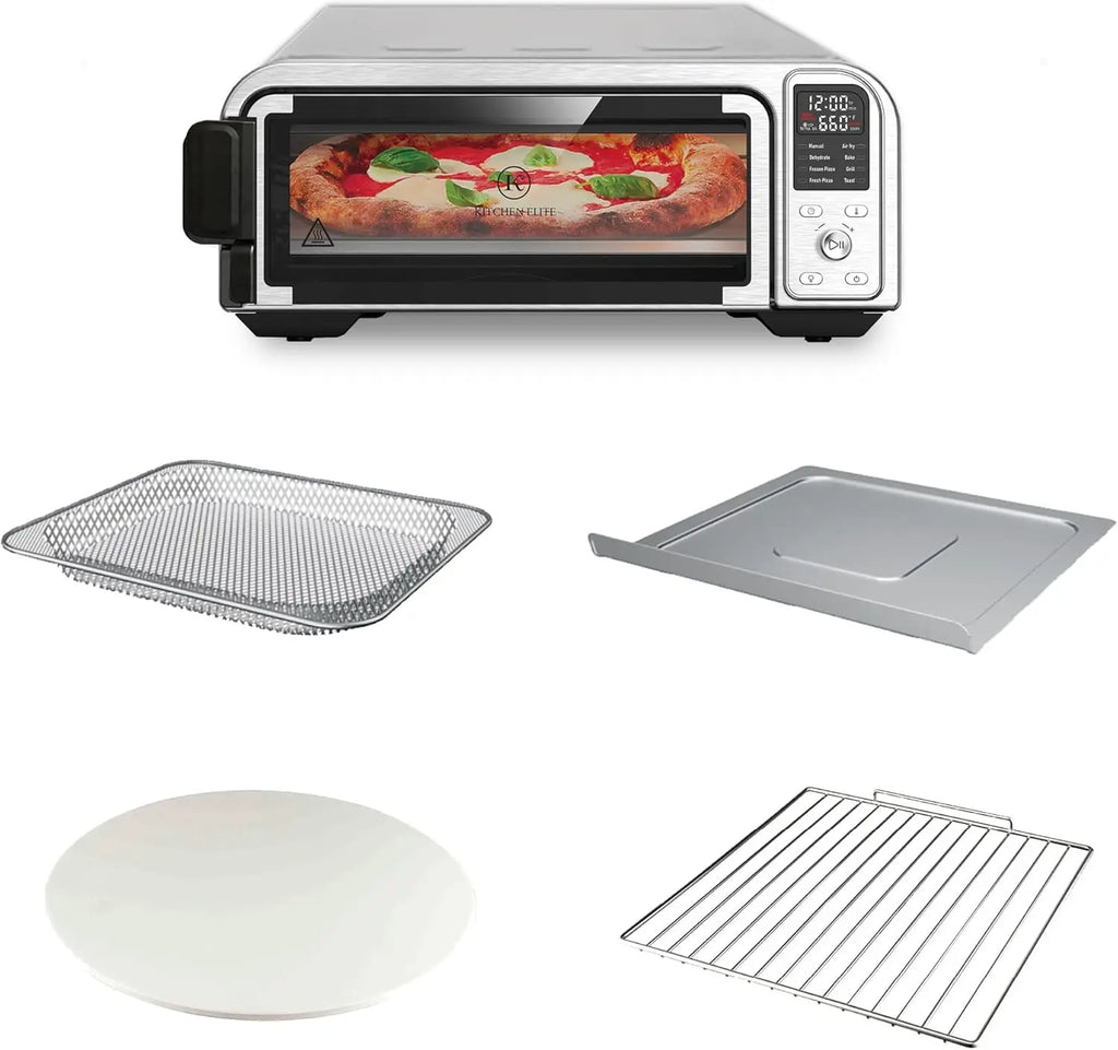 Toaster Oven Air Fryer Combo, Digital 12 In Stainless