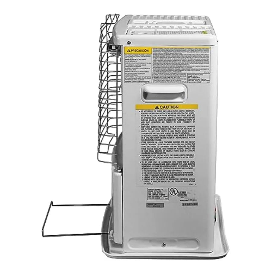 Space Heater, Indoor/Outdoor Kerosene Cordless Garage Basement White