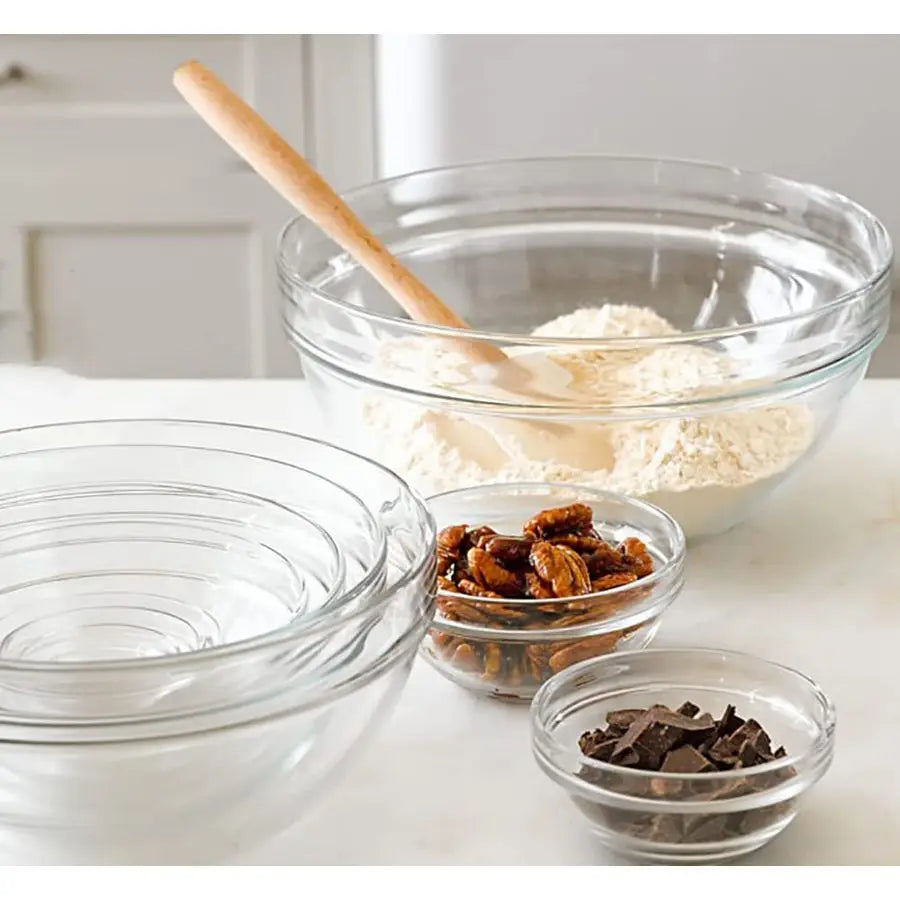 Mixing Bowls Set of 9 Glass - Baking, Cooking & Storage