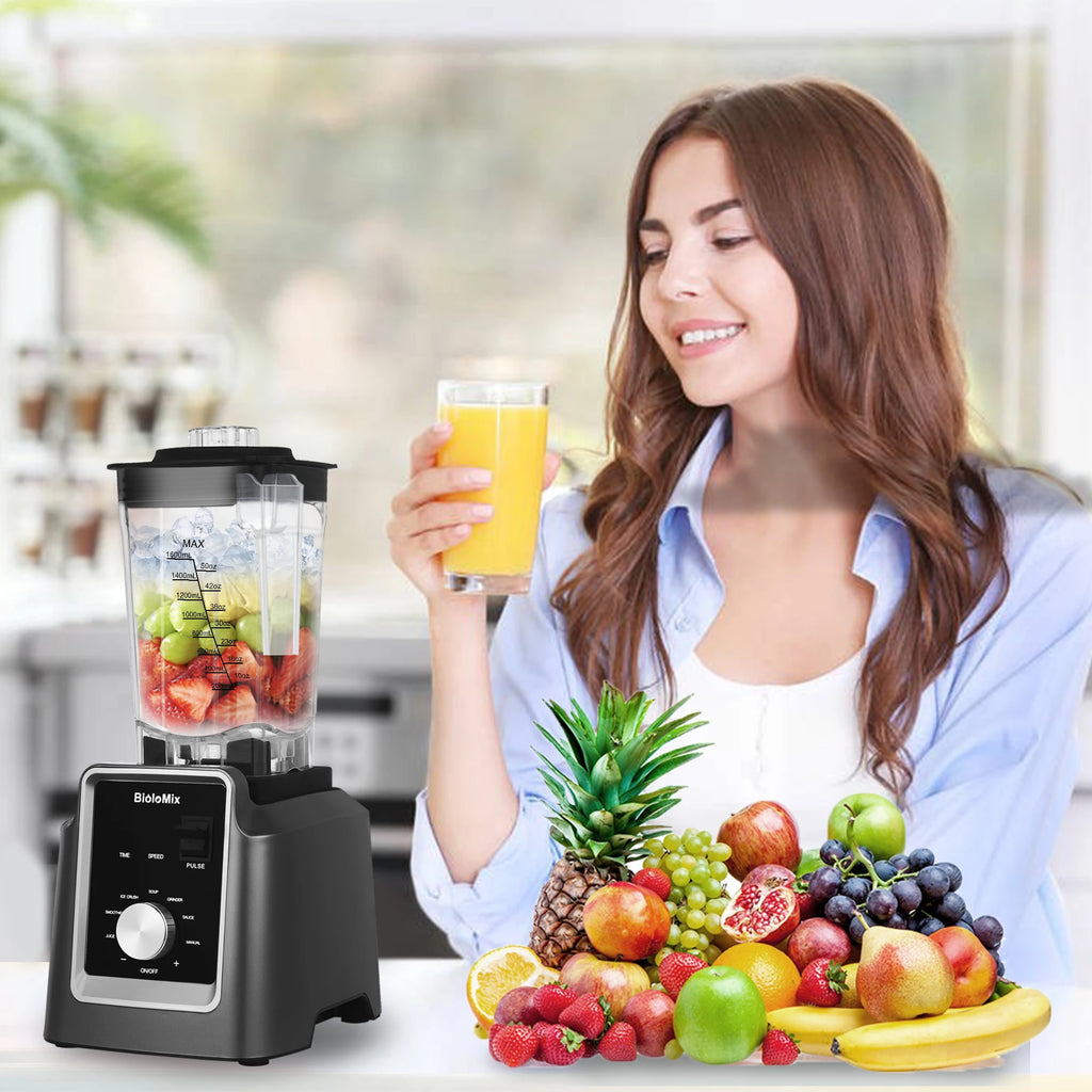 Blender Mixer Juicer, 2L Food Processor Ice Smoothies Fruit BPA Free