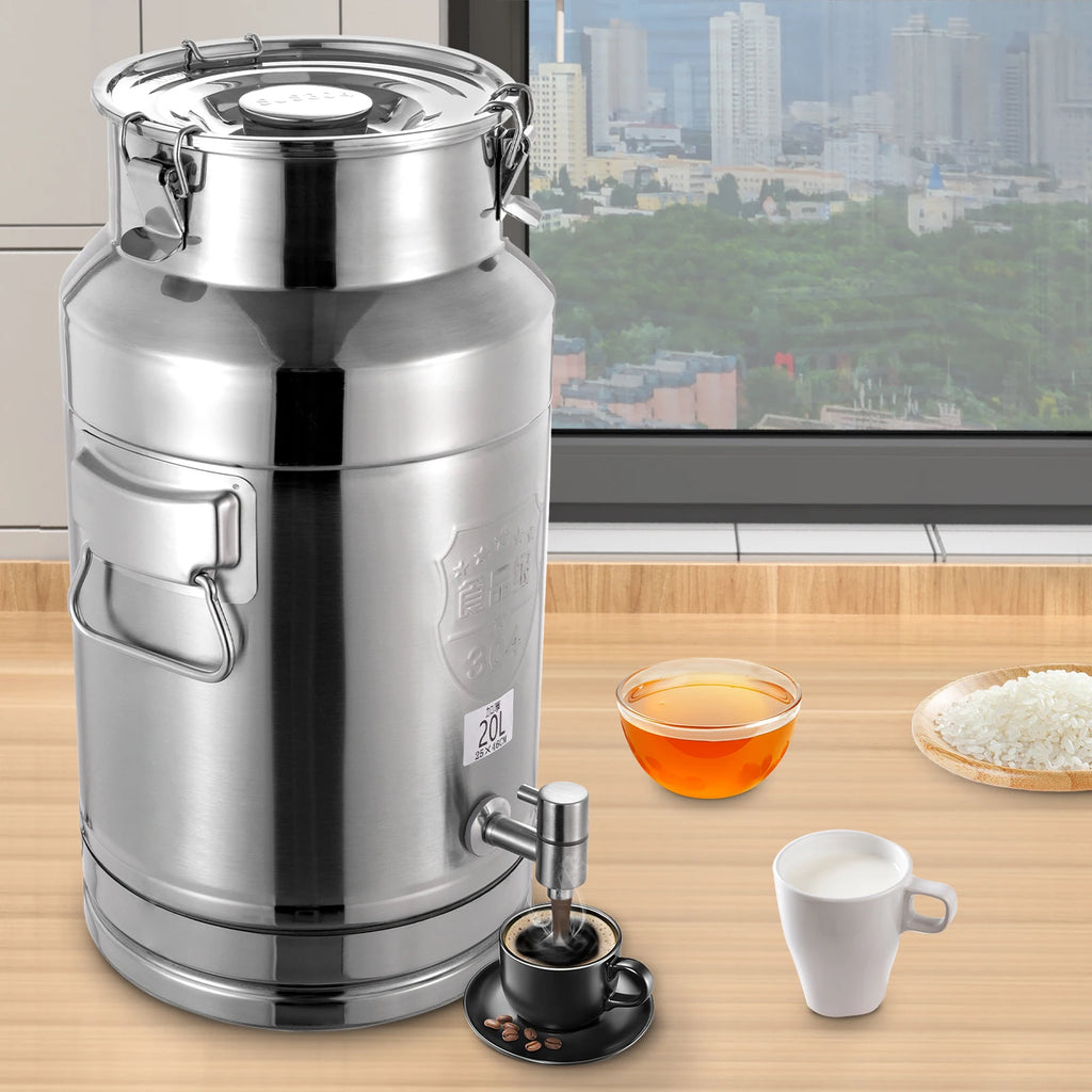 Beverage Dispenser, 5gal Stainless Steel 5 gal