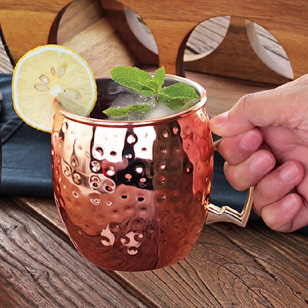 Mugs, 8 Stainless Steel Copper