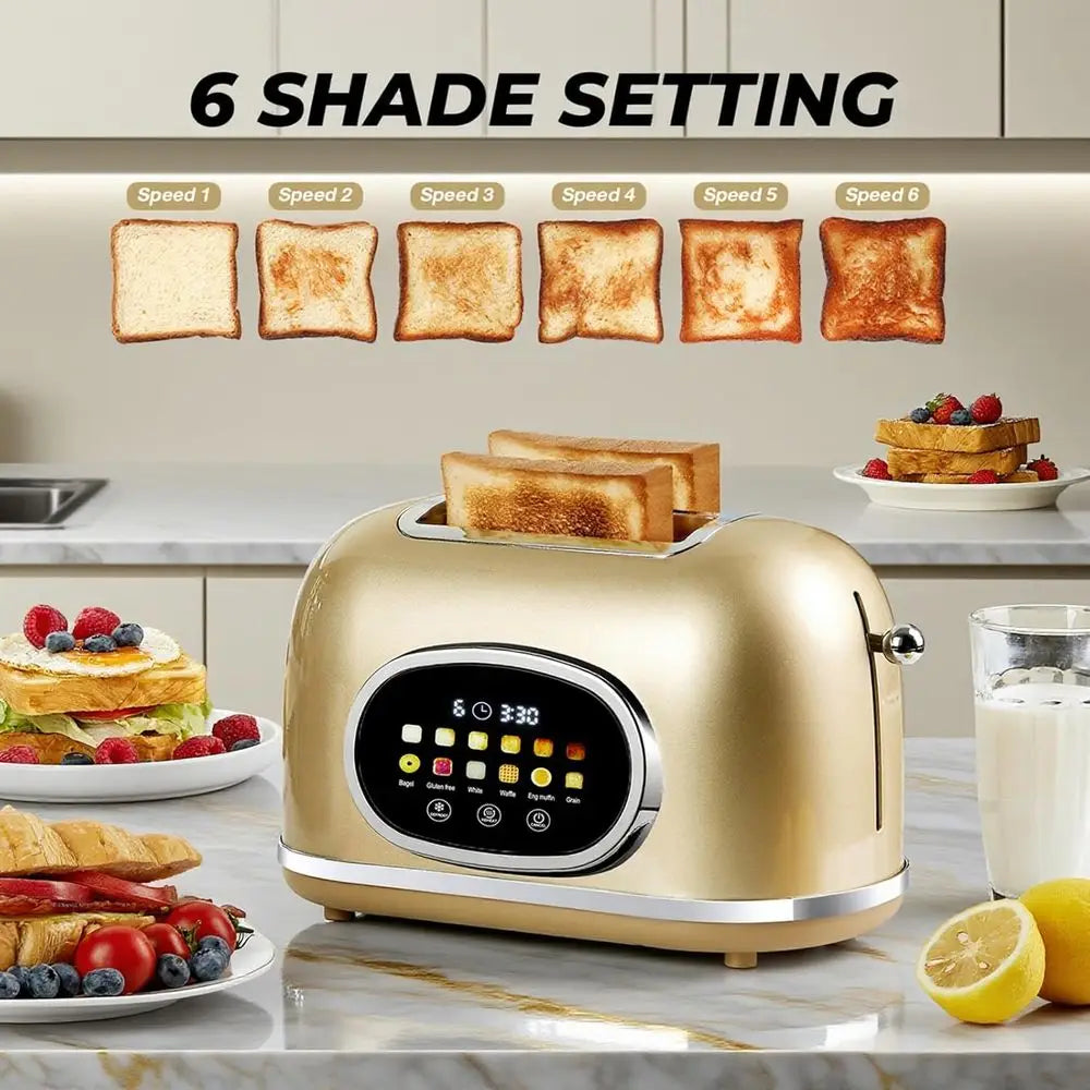 Toaster 1-Slice Smart Retro Stainless Steel