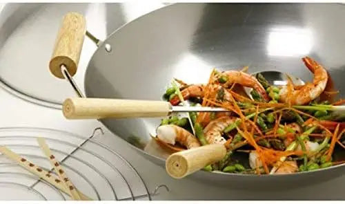 Wok Set w/ Accessories, 10-Piece, 14 In