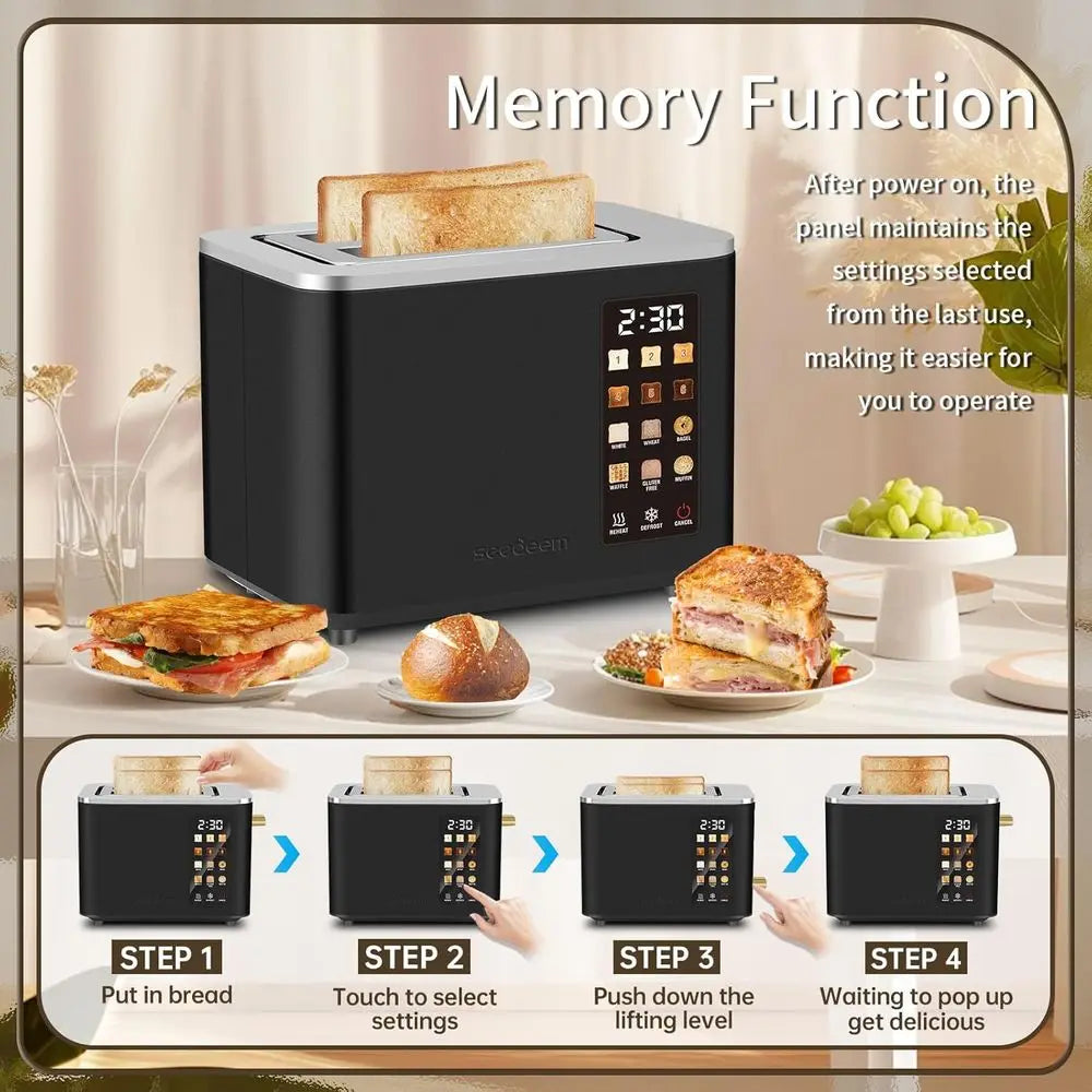 Toaster 2-Slice Smart Stainless Steel